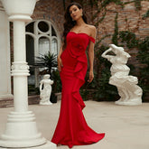 Sleeveless Slim Fit Long Evening Gown Dress